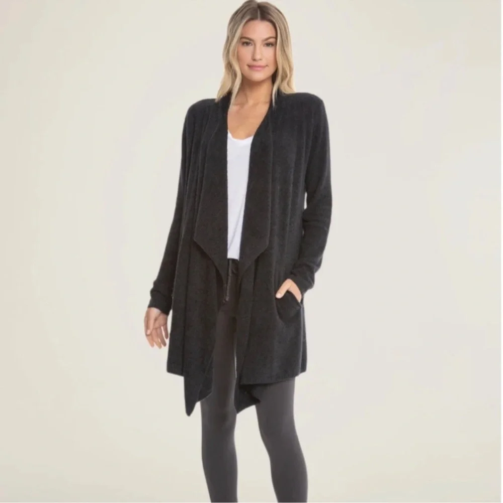 Barefoot Dreams Cozychic Lite Island Wrap Cardigan Small Medium